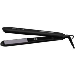 Rowenta SF3320F0 Optiliss+ Hair Straightener, black, angled view - Rowenta
