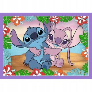 Puzzle Trefl Lilo & Stitch: Stitch și Angel se îmbrățișează - Trefl Puzzle