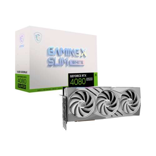 MSI GeForce RTX 4080 Super 16GB GDDR6X 16G Gaming X Slim White Videókártya