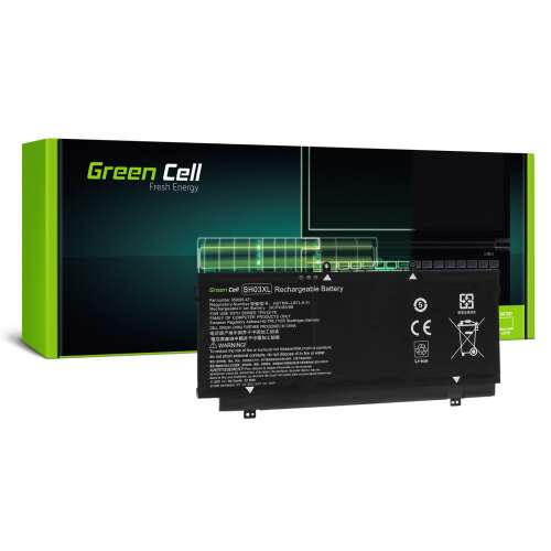 Green Cell SH03XL HP Spectre x360 Notebook akkumulátor 5013 mAh