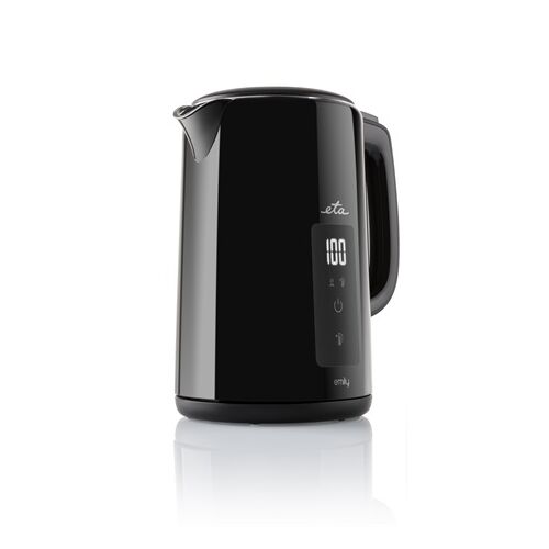 Fierbător electric negru ETA Emily - 1,5L Fierbător cu pereți dubli cu control al temperaturii