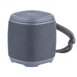 Przenośny głośnik Bluetooth Tracer Splash S w kolorze szarym, widok z przodu - Głośnik Bluetooth