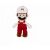 Simba Super Mario Tűz Mario Plüssbaba - 30cm, Elölnézet