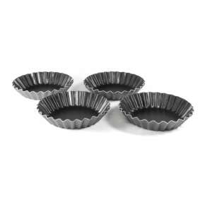 Set von 4 Eden Moneta Mini-Tortenformen, antihaftbeschichtet, BPA-frei, PFOA-frei, nickel-frei - Backformen