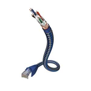 InAkustik Premium SF/UTP CAT6 Patch kábel 1m - Kék 94896467 