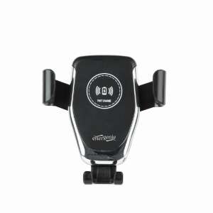 Suport auto pentru telefon Energenie cu încărcător wireless, negru - Gembird