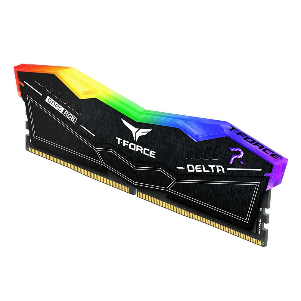 Teamgroup 48gb / 6400 t-force delta rgb ddr5 ram kit (2x24gb) - fekete