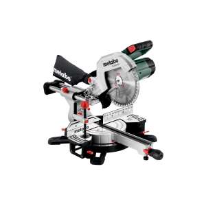 Metabo KGS254M ferăstrău cu ghidaj electric, lamă de 254 mm, ferăstrău cu ghidaj cu alunecare, pentru tăieturi precise - Dispozitiv de tăiere în unghi