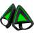 Razer Kitty Ears V2 Fejhallgató Dekoráció - Zöld és Fekete