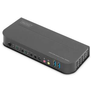 DIGITUS DS-12874 Switch KVM HDMI cu 2 porturi, cu USB și audio, 4K 60Hz - Switch-uri KVM