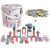 66-Piece Wooden Castle Building Blocks Set with Puzzle and Shape Sorter Bucket