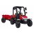 Elektromos traktor pótkocsival piros színben 187 x 80 x 102 cm 94898808