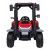 Elektromos traktor pótkocsival piros színben 187 x 80 x 102 cm 94898808