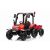 Elektromos traktor pótkocsival piros színben 187 x 80 x 102 cm 94898808