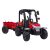 Elektromos traktor pótkocsival piros színben 187 x 80 x 102 cm 94898808