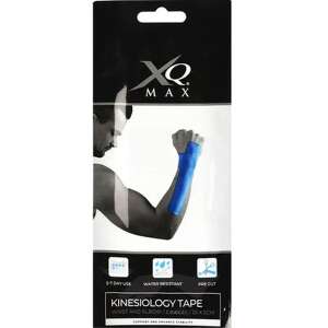 XQ Max Kinesiology Tape for Wrist and Elbow, blue, pre-cut, water resistant, 5-7 day use - Joint fixation