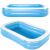 Bestway 54006 inflatable family pool, angled view