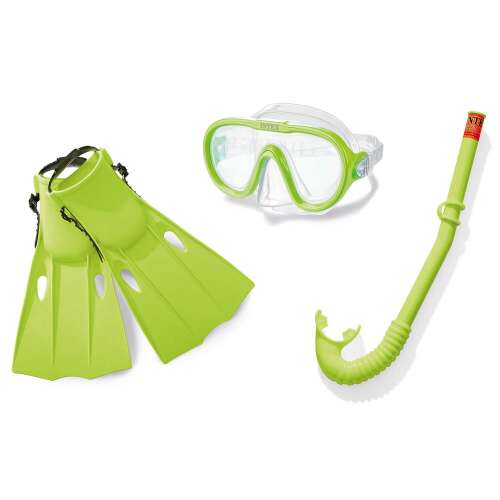 Set de scufundări pentru copii mască + snorkel + aripioare intex 55655