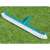 Bestway Aquabroom pool brush, teal blue brush with white bristles, on grass
