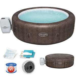 Felfújható jacuzzi lay-z st. moritz 7 személyes spa bestway 60023