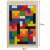 Kruzzel Wooden Intelligence Tetris Puzzle, 40 pieces, colorful, wooden, for kids, educational toy, dimensions: 27cm x 18cm