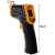 Infrared thermometer, non-contact temperature measurement, dimensions, black and yellow