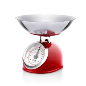 Red ETA Storio kitchen scale with stainless steel bowl - Eta