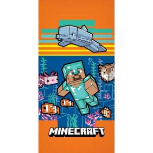 Minecraft Summer Crew fürdőlepedő, strand törölköző 70x140cm 94913042 Fürdőlepedők, törölközők, kifogók