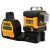 DEWALT 12V/18V Akkus Zöld Lézersugaras 3-vonalas Lézeres Szintező elölnézet