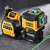 DEWALT DCE089D1G18 12V/18V Cordless Cross Line Laser projecting green laser lines