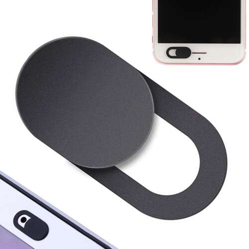 Capac de web cameră neagră pentru laptop, telefon, tabletă, computer, protecție a confidențialității, capac de cameră, glisor de web cameră, scut de cameră