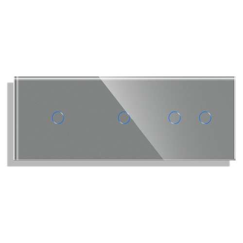 LUXION Üveg Kapcsoló Panel 4 Gombbal - Luxion