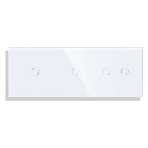 LUXION Üveg Kapcsoló Panel 4 Gombbal - Luxion