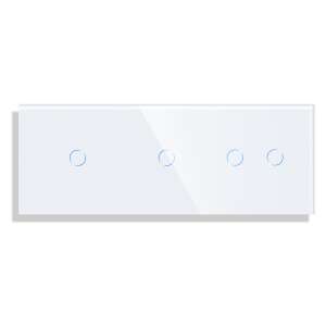 LUXION Érintőkapcsoló Panel - 4 Kapcsoló - Üveg