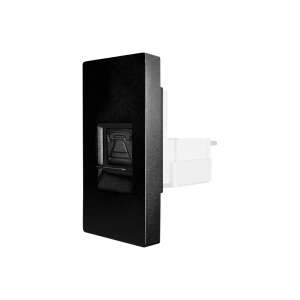 LUXION Telefon Aljzatmodul - CAT3 - Fekete