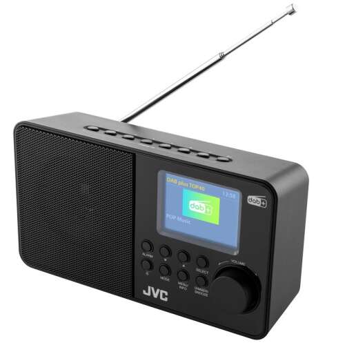 JVC DAB RA-E611B-DAB Rádió - Fekete