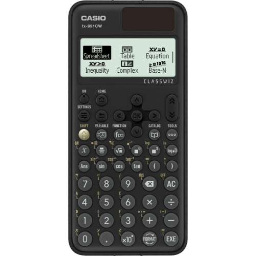 Casio FX-991CW wissenschaftlicher Taschenrechner, schwarz, Vorderansicht