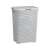 Кош за пране Curver Natural Style 60L, сив, имитация на ратан, с капак