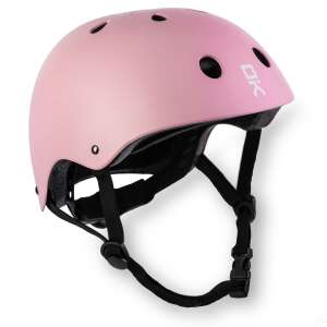 SOKE pink helmet for kids, size S, 50-54 cm head circumference, safety certified, comfortable, adjustable - Scootering