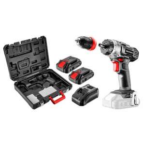 Wiertarko-wkrętarka akumulatorowa Graphite 58G022-SET2 Energy+ 2 szt. akumulator 18V/2Ah + ładowarka 94936988 - Graphite