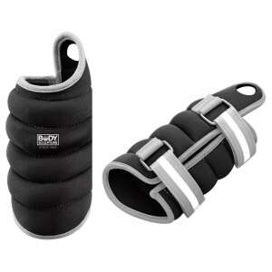 Set de greutăți reglabile Body Sculpture, 2 x 0,45 kg, negru - Greutati pentru glezna si incheietura