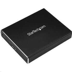 StarTech.com külső M.2 SSD ház, fekete, USB-C - Külső merevlemez ház