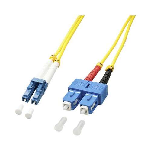 Lindy 2m LC auf SC Singlemode Glasfaser Patchkabel, 9/125µm OS2
