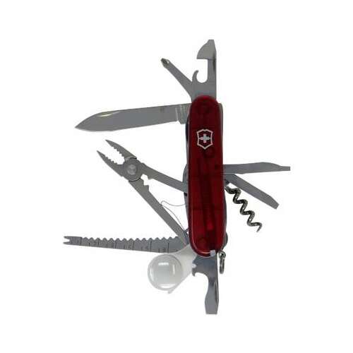 Victorinox SwissChamp 1.6795.T multifunkciós szerszám, 33 funkcióval, piros, rozsdamentes acél