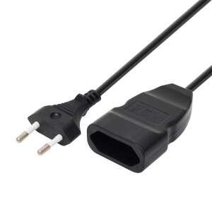 Somogyi 5 méteres fekete hosszabbító európai dugóval és aljzattal - Home by Somogyi