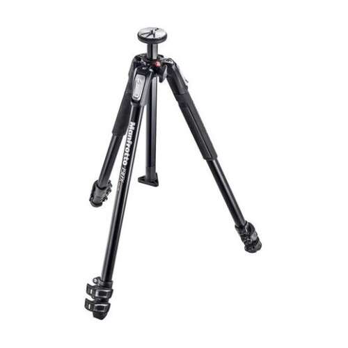 Manfrotto 190X Aluminium-Stativ, 3 Sektionen, schwarz