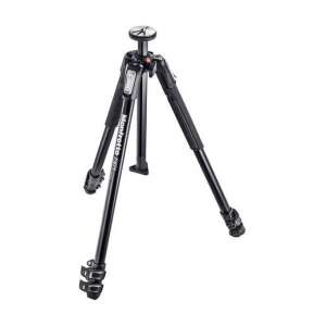 Алуминиев трипод Manfrotto 190X, 3 секции, черен - Статив