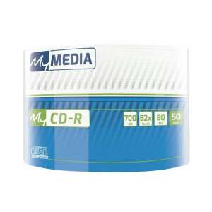 MyMedia 80'/700MB 52x CD lemez zsugor 50db/cs (CDM7052Z50) 94937973 