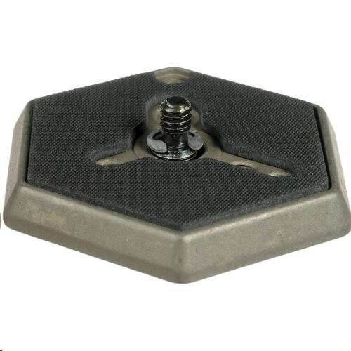 Manfrotto sechseckige Schnellwechselplatte mit 1/4 Zoll Schraube