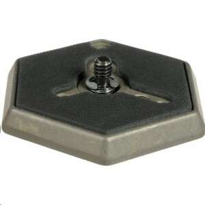 Placă de eliberare rapidă hexagonală Manfrotto cu șurub de 1/4 de inch - Manfrotto